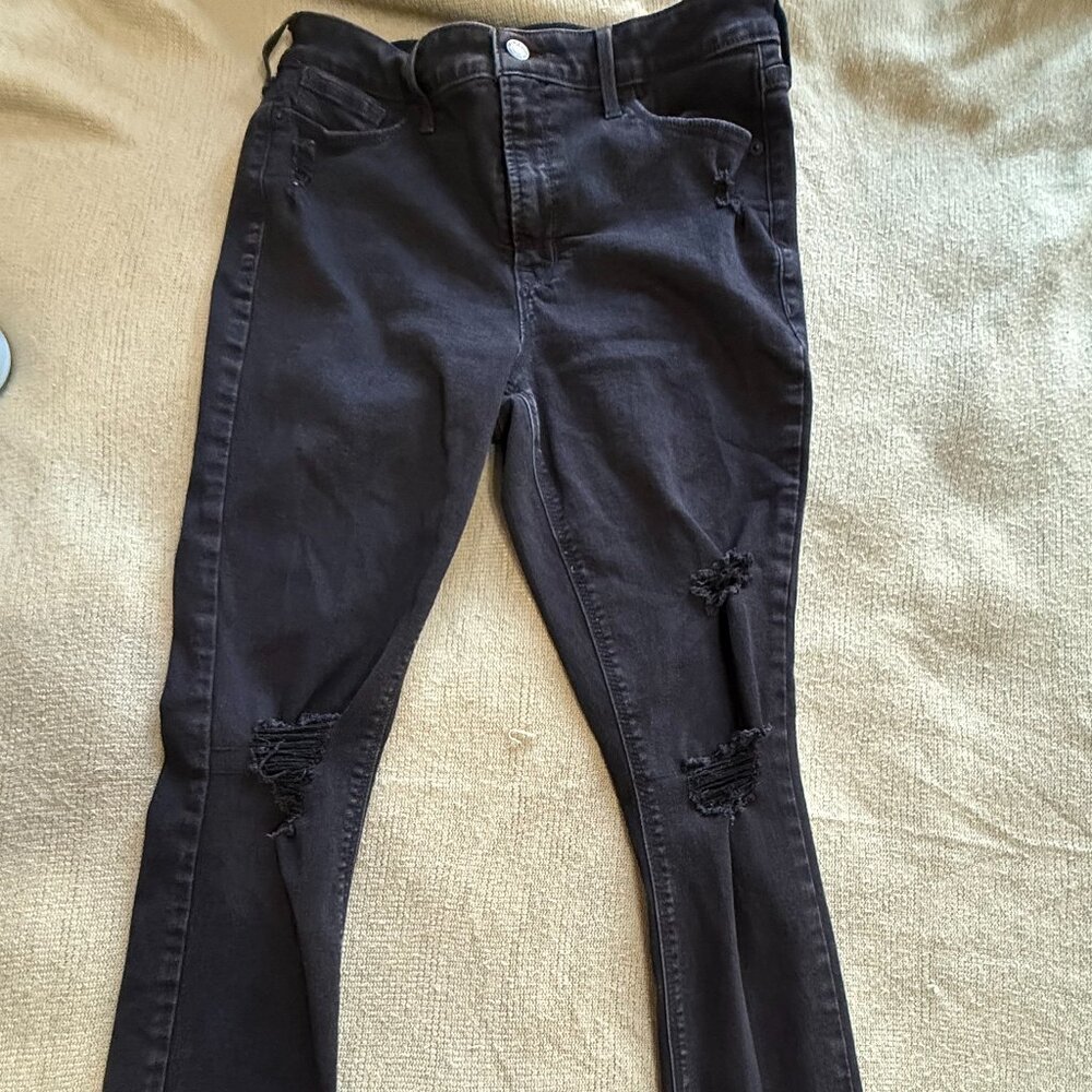 2 Pairs Size 10 Distressed Women's Jeans - Picture 5 of 7